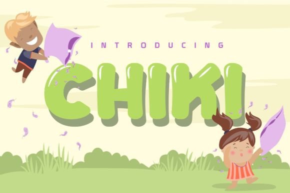 Chiki: A Modern and Playful Display Font