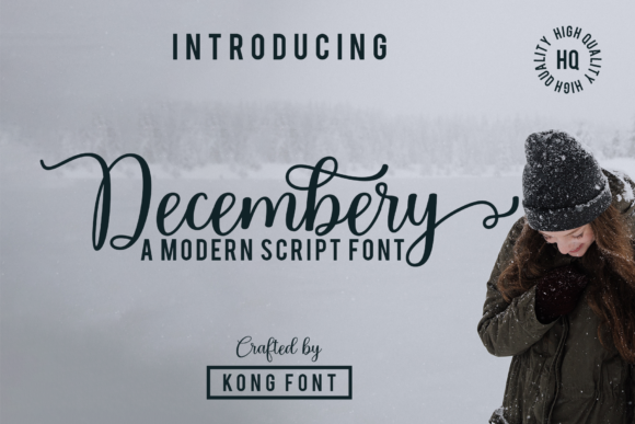 Decembery: A Playful Handwritten Script for Creative Projects