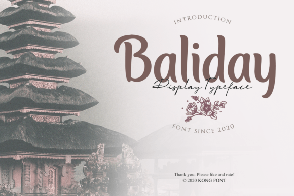 Discover Baliday: A Modern Handwritten Font for Creative Projects