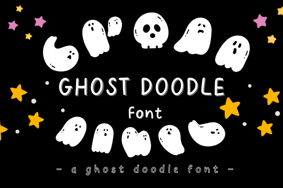 Ghost Doodle: A Whimsical Halloween Typeface