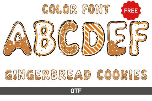 Gingerbread Cookies: A Sweet & Playful Display Typeface