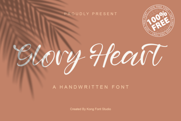 Glory Heart: A Charming Script Font for Creative Designs