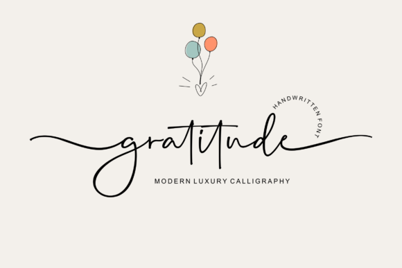 Gratitude: A Dazzling Script Font for Creative Projects
