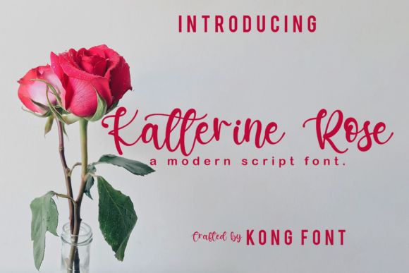 Katterine Rose: A Playful Script Font for Modern Design