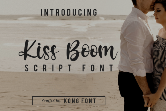 Kiss Boom: A Playful Handwritten Script Font for Modern Creators