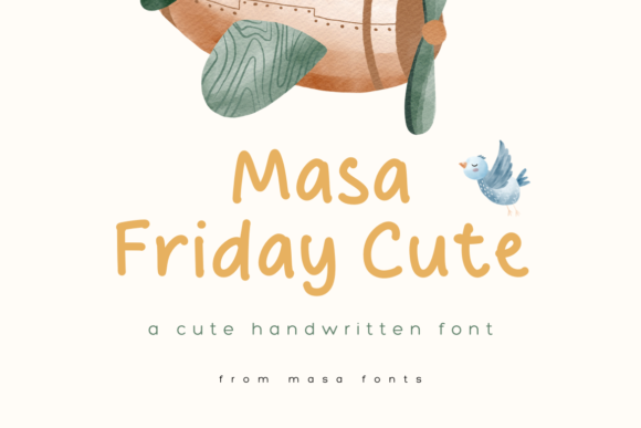 Masa Friday Cute: Your New Favorite Friendly Display Font