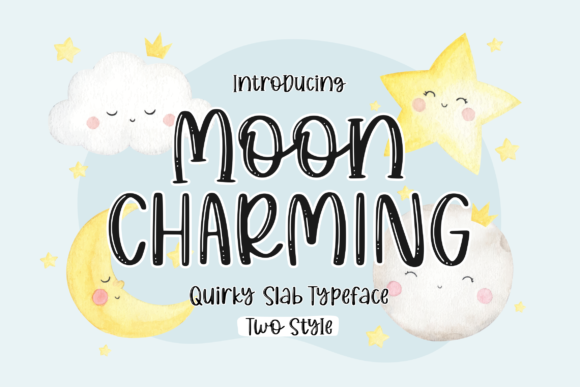 Moon Charming: A Playful Duo Font for Distinctive Design