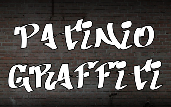 Patinio Graffiti: A Futuristic Display Typeface