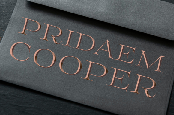 Pridaem Cooper: A Bold, Colorful Font for Creative Projects