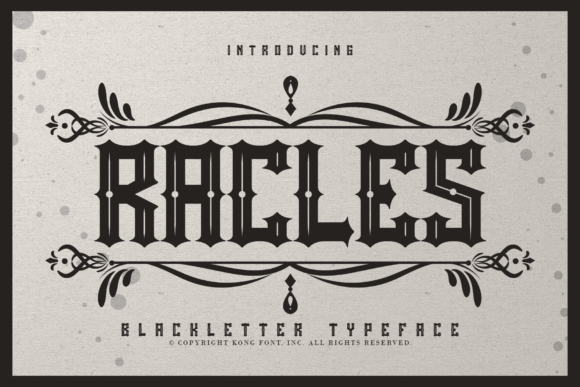 Rackles: A Modern-Vintage Typeface for Distinctive Design