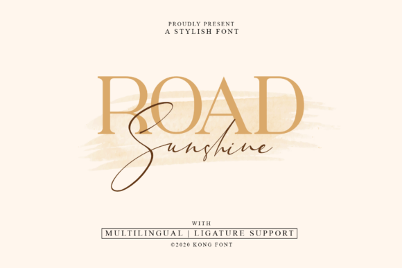 Road Sunshine: A Playful Handwritten Font for Modern Design
