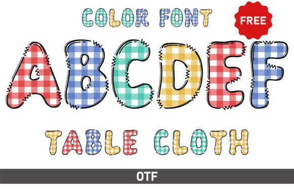 Table Cloth: A Playful Font for Creative Designs