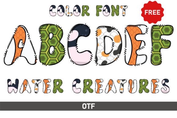 Water Creature Font: Playful Typography for Creative Projects