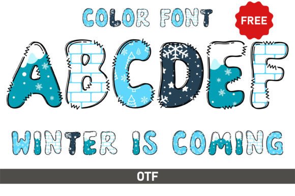 Winter is Coming: A Font for Whimsical, Artistic Designs