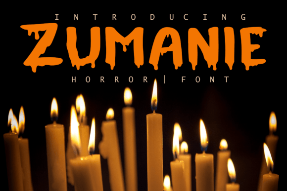 Zumanie Font: Eerie Elegance for Modern Designs